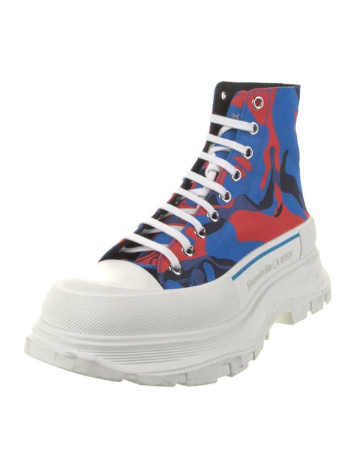 Alexander McQueen Satin Printed Sneakers