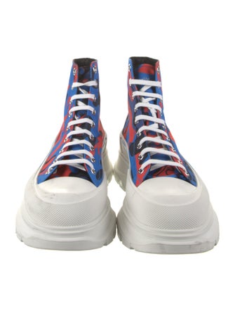 Alexander McQueen Satin Printed Sneakers
