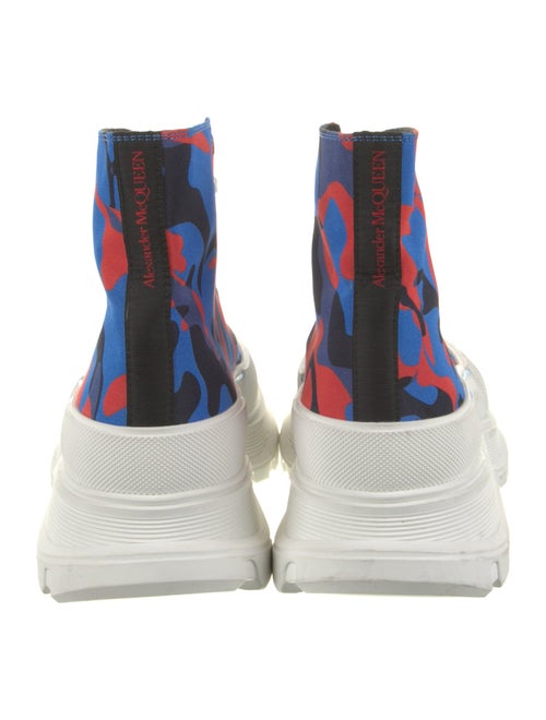 Alexander McQueen Satin Printed Sneakers