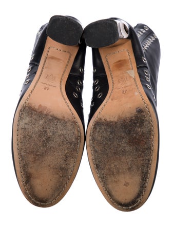 Alexander McQueen Suede Combat Boots