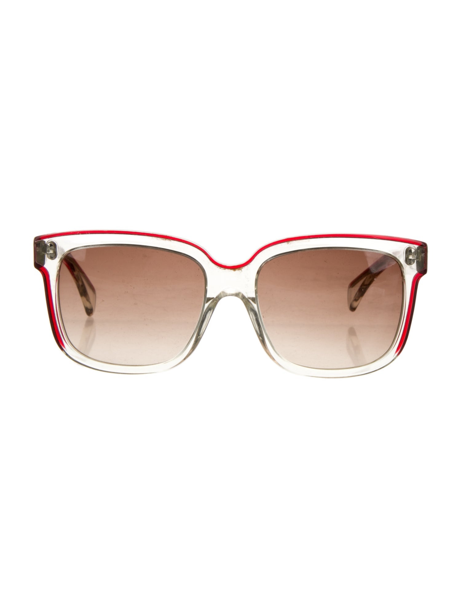 Alexander McQueen Square Gradient Sunglasses
