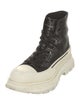Alexander McQueen Embossed Leather Printed Sneakers