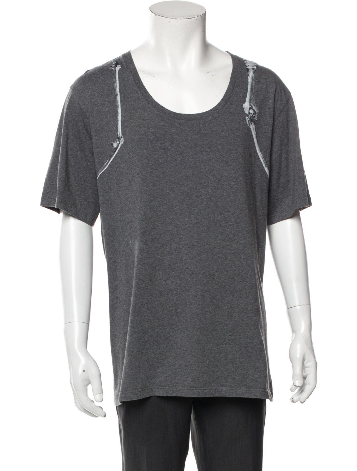 Alexander McQueen Skull Scoop Neck T-Shirt