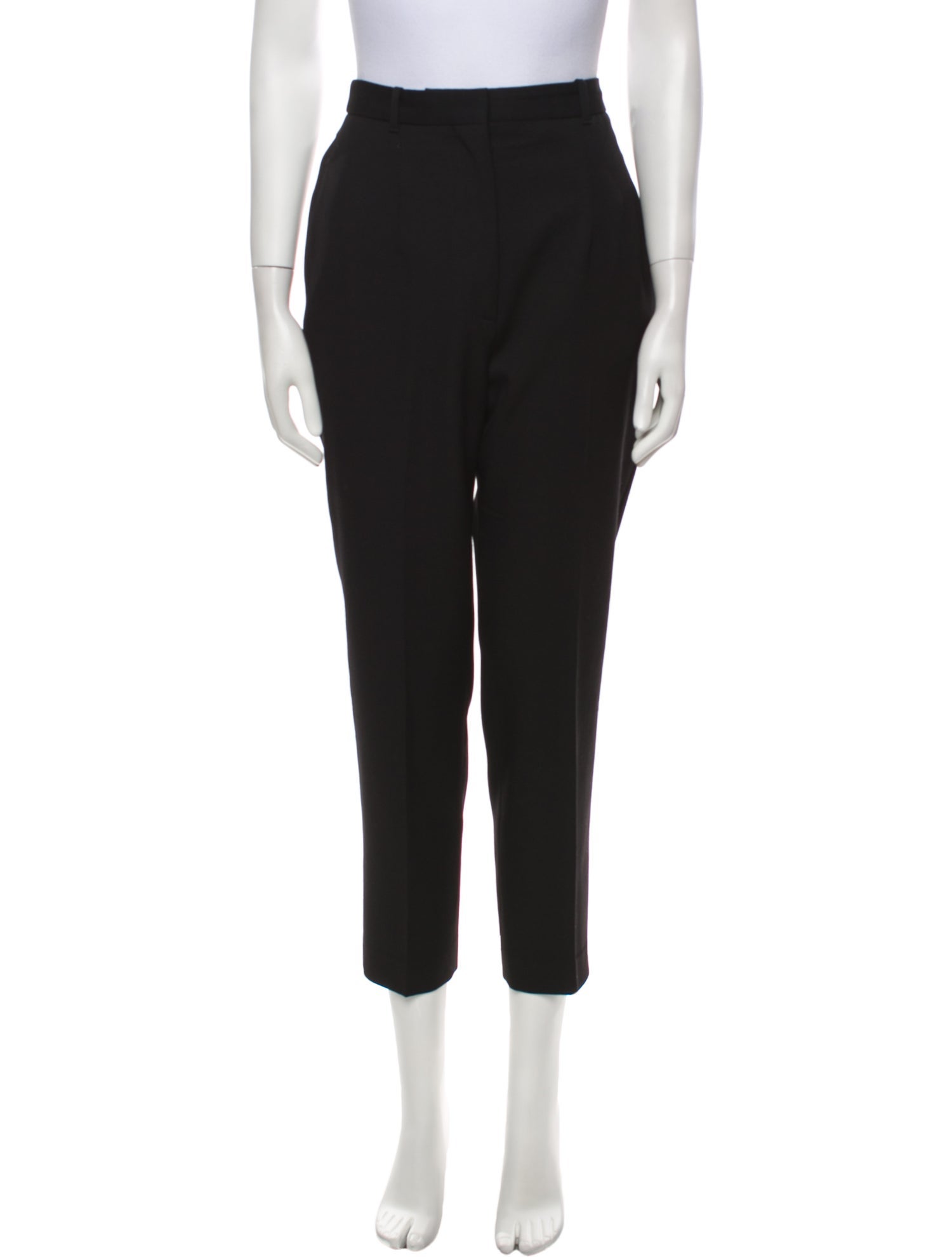 Alexander McQueen Virgin Wool Straight Leg Pants