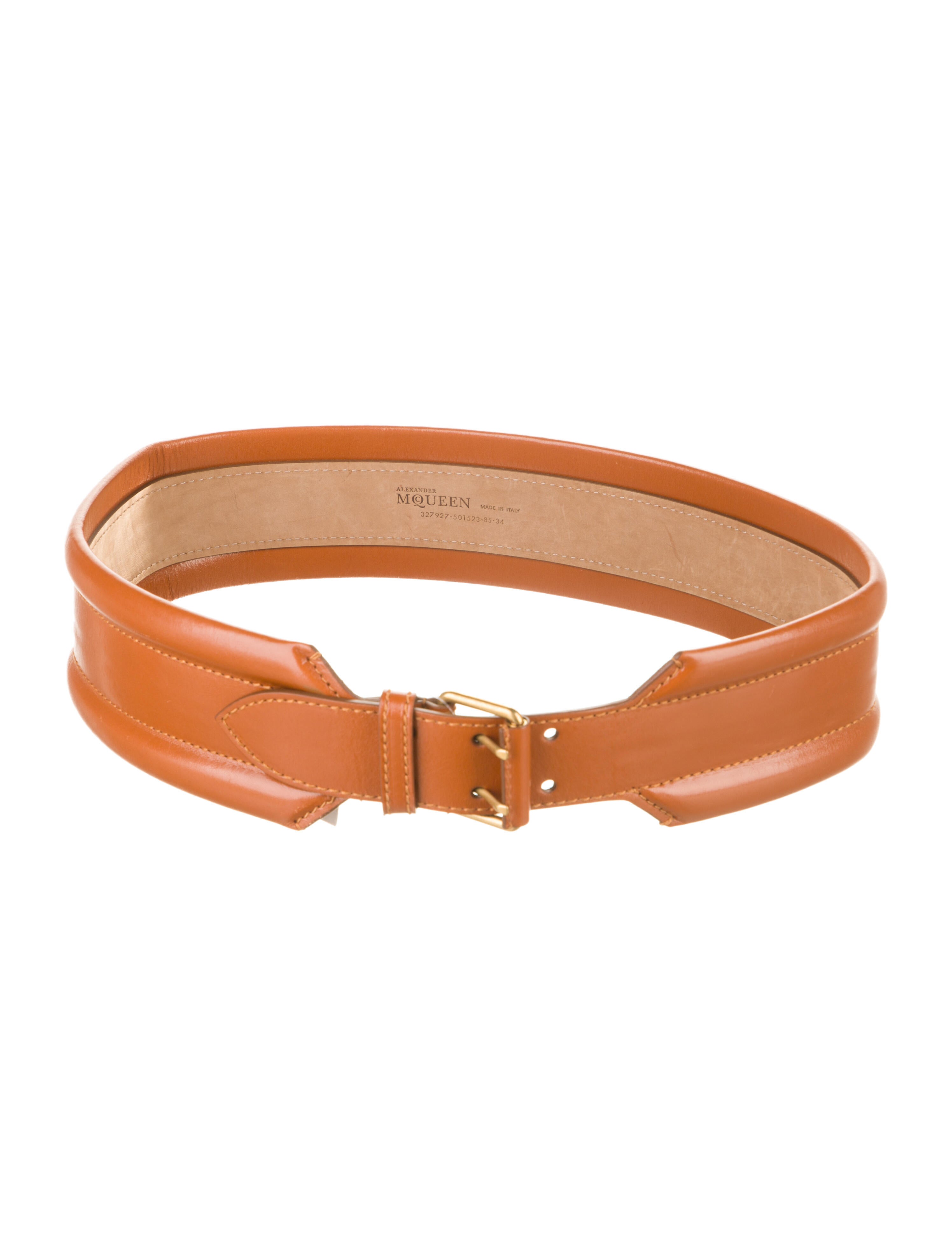 Alexander McQueen Wide Leather Belt w/ Tags