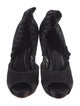 Alexander McQueen Satin Animal Print D'Orsay Pumps
