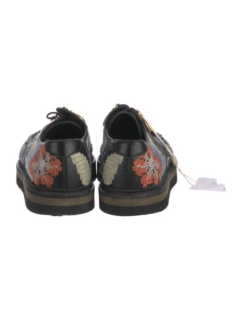 Alexander McQueen Leather Printed Oxfords