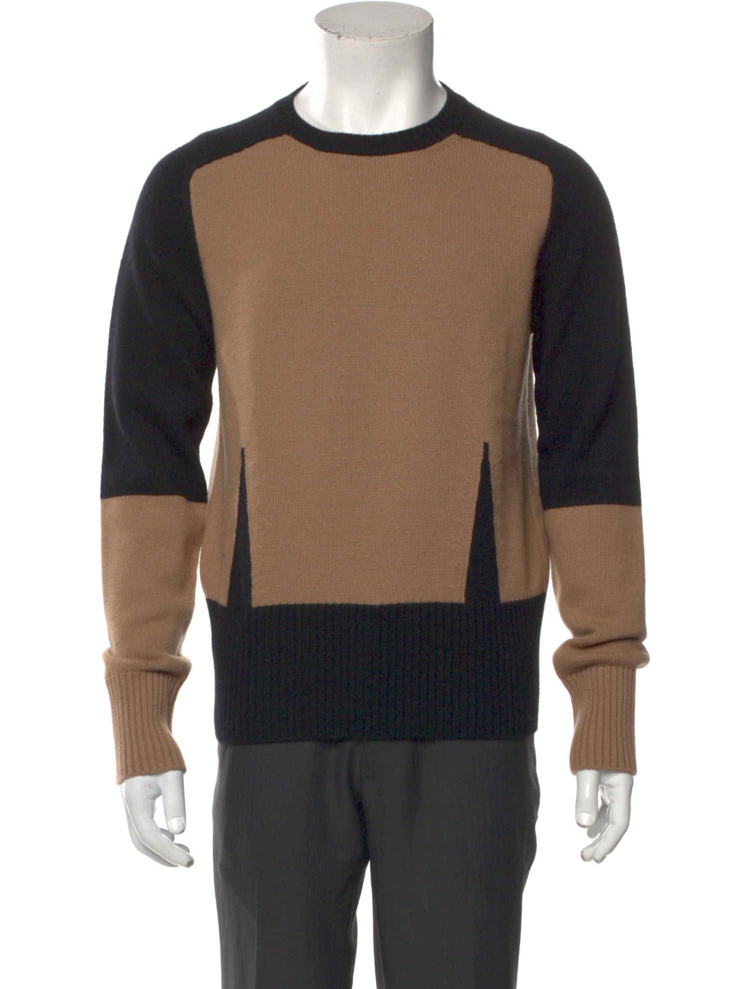 Alexander McQueen 2020 Colorblock Pattern Pullover