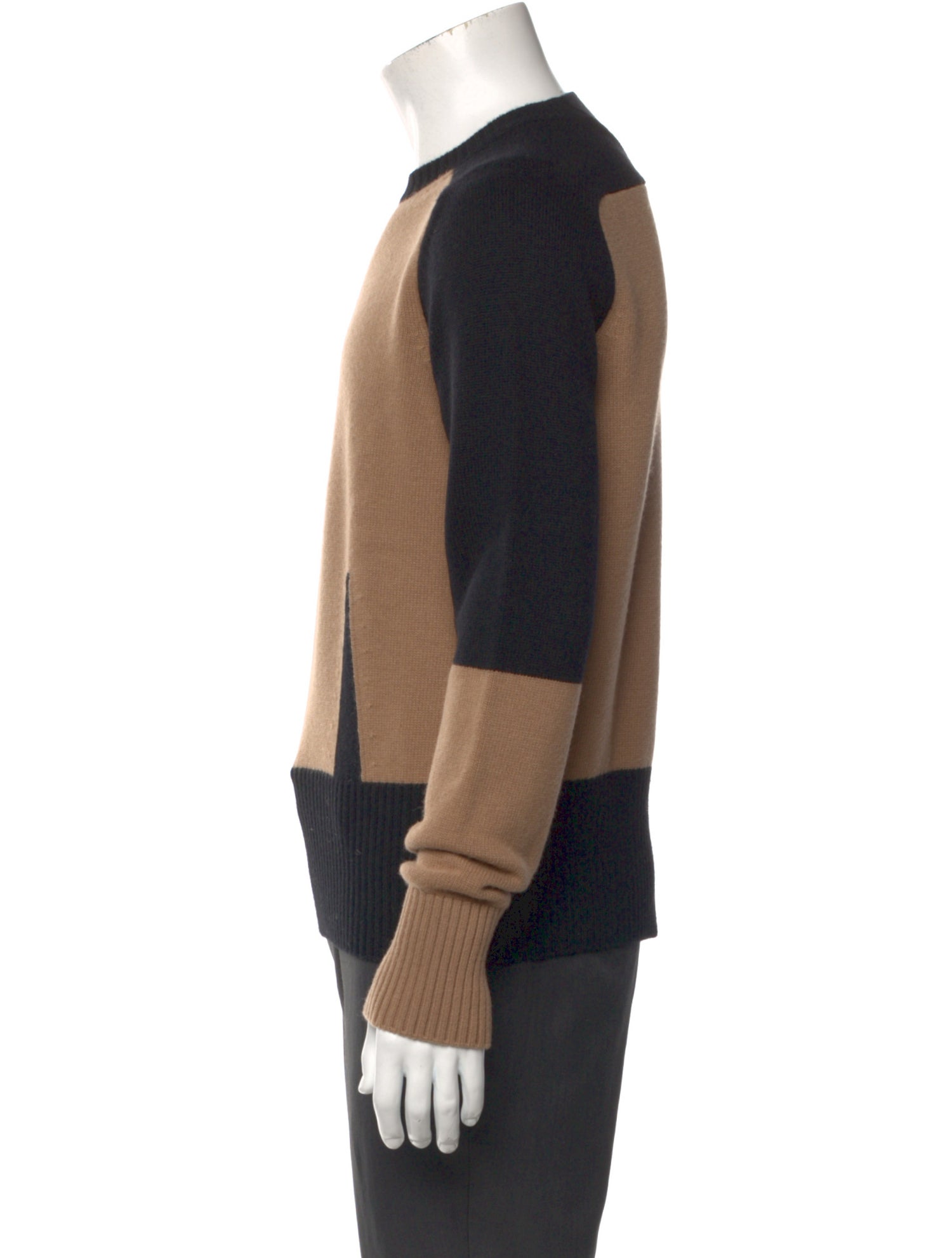 Alexander McQueen 2020 Colorblock Pattern Pullover