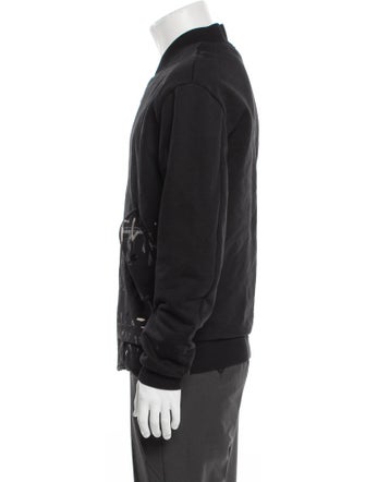 Alexander McQueen Graphic Print Bomber Jacket