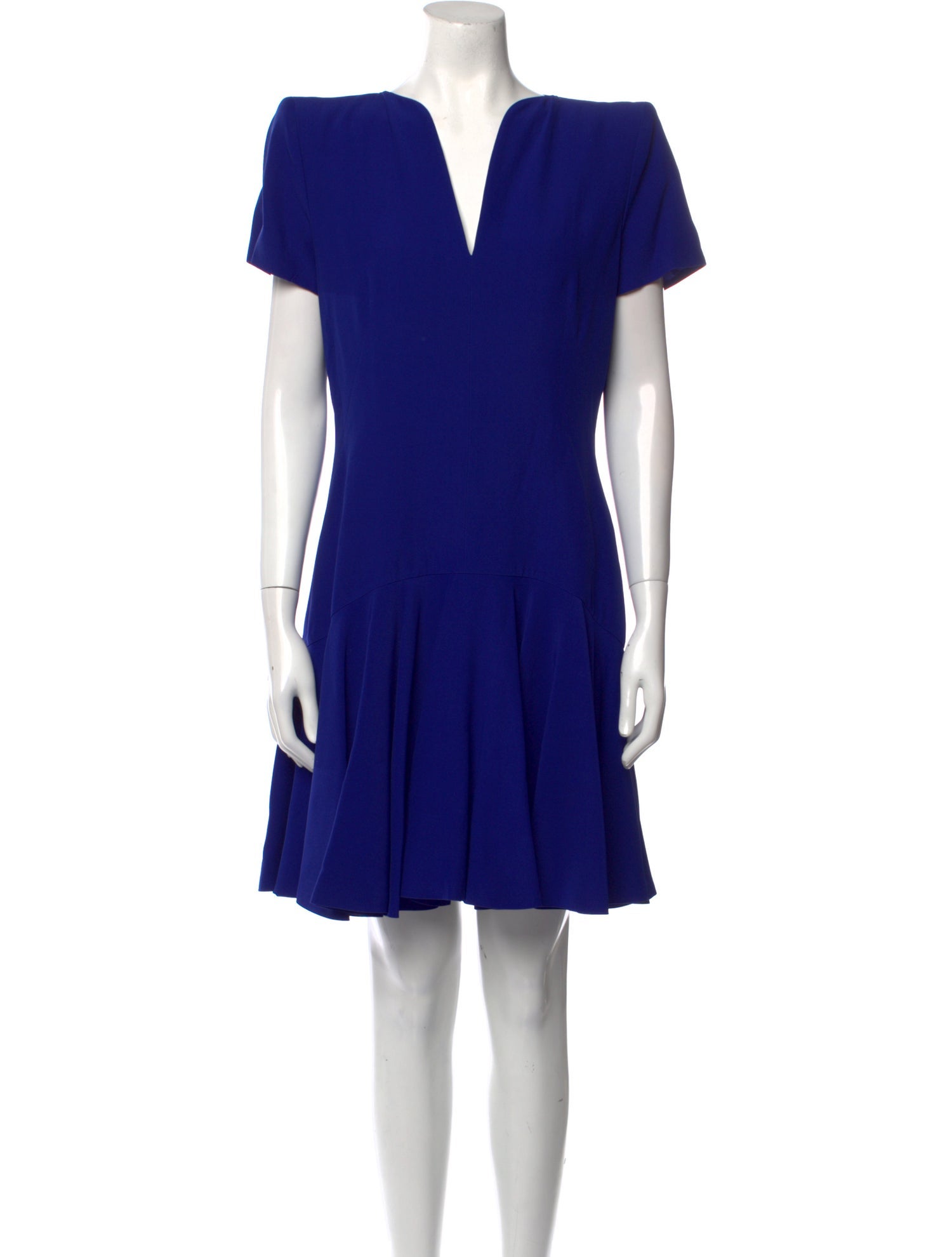 Alexander McQueen V-Neck Mini Dress