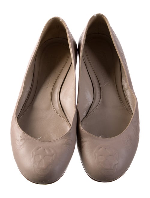 Alexander McQueen Leather Ballet Flats
