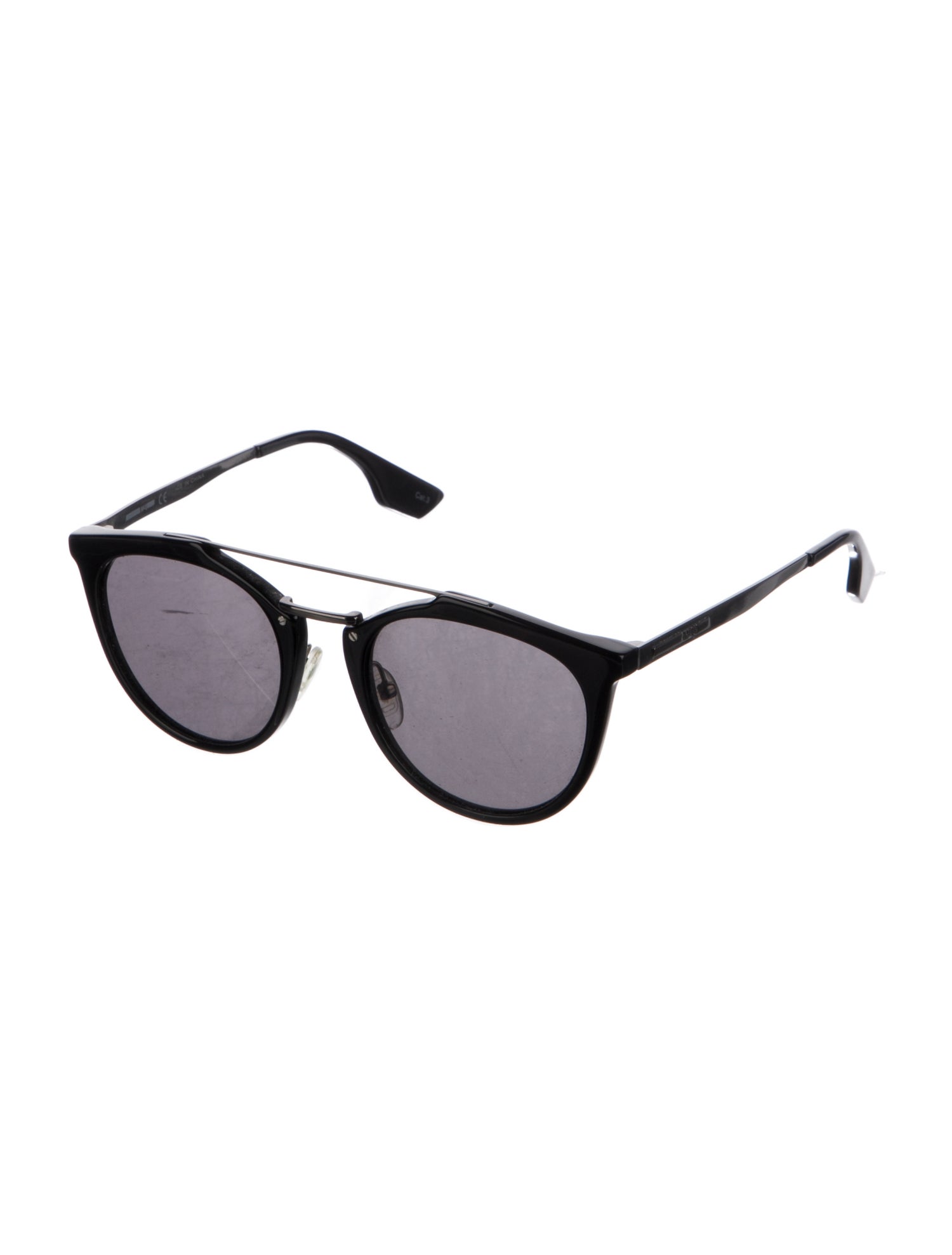 McQ Alexander McQueen Round Tinted Sunglasses