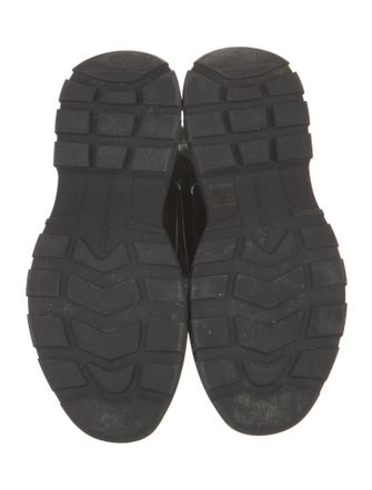 Alexander McQueen Patent Leather Rain Boots