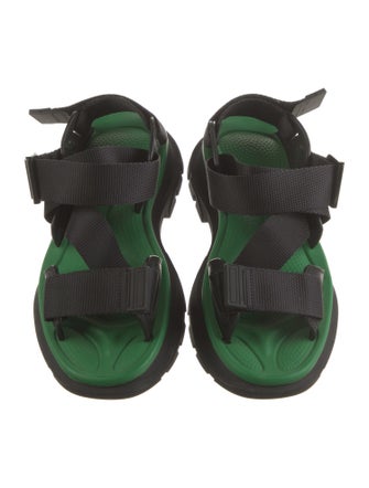 Alexander McQueen Nylon Printed Slingback Sandals