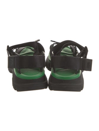 Alexander McQueen Nylon Printed Slingback Sandals