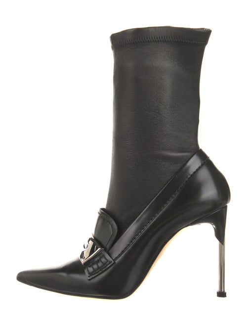 Alexander McQueen Leather Sock Boots