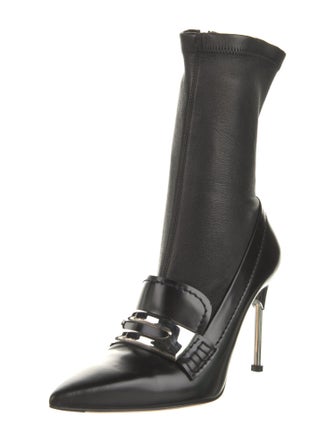 Alexander McQueen Leather Sock Boots