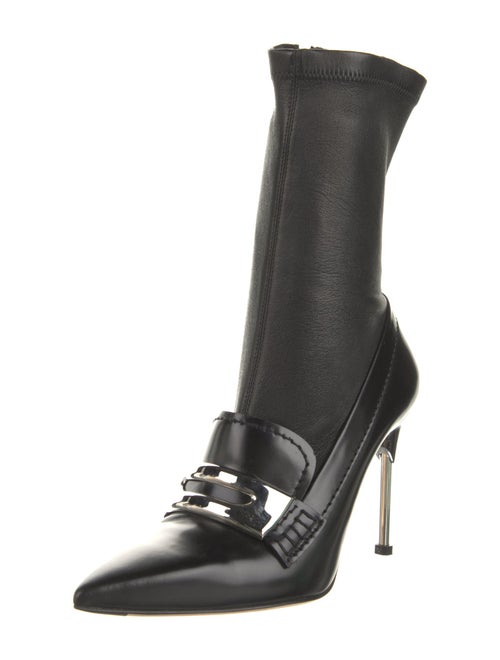 Alexander McQueen Leather Sock Boots