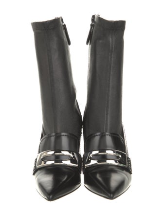Alexander McQueen Leather Sock Boots