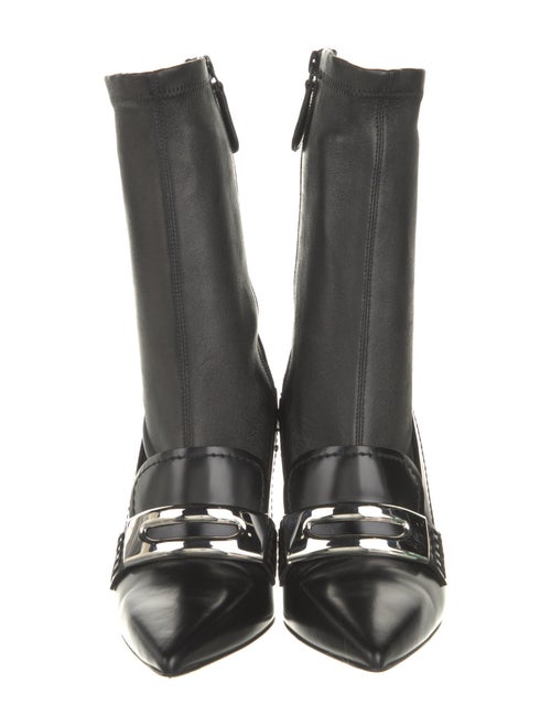 Alexander McQueen Leather Sock Boots