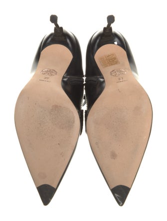 Alexander McQueen Leather Sock Boots