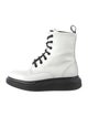 Alexander McQueen Leather Combat Boots