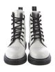 Alexander McQueen Leather Combat Boots