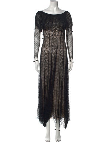Alexander McQueen Dresses Lace Long Dress S