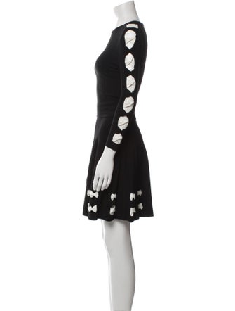 Alexander McQueen Cutout Accent Skirt Set