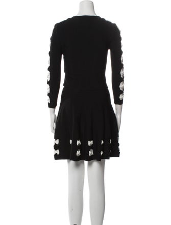 Alexander McQueen Cutout Accent Skirt Set