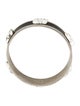 Alexander McQueen Enamel 3D Skull Bangle Bracelet