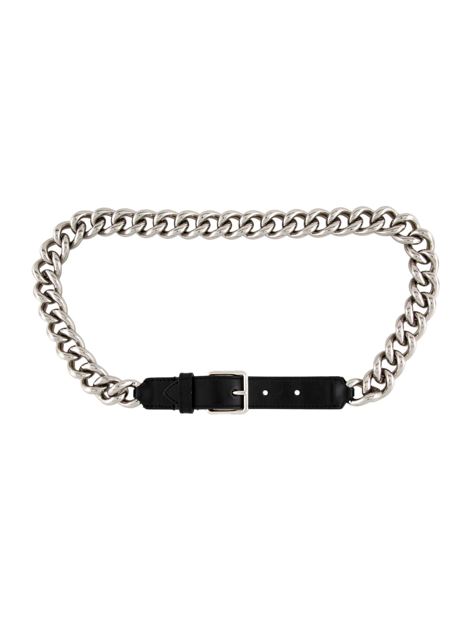 Alexander McQueen 784325 Skinny Waist Belt