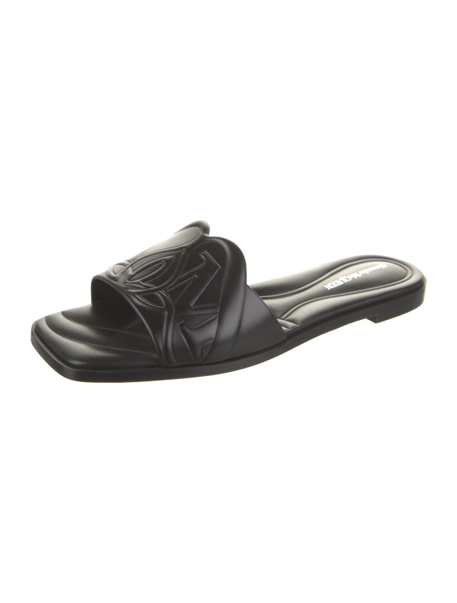 Alexander McQueen Leather Slides