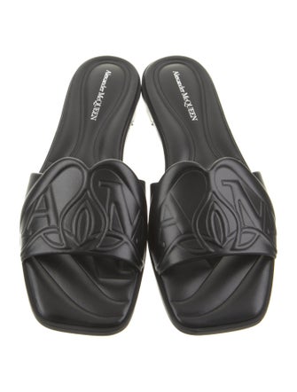 Alexander McQueen Leather Slides