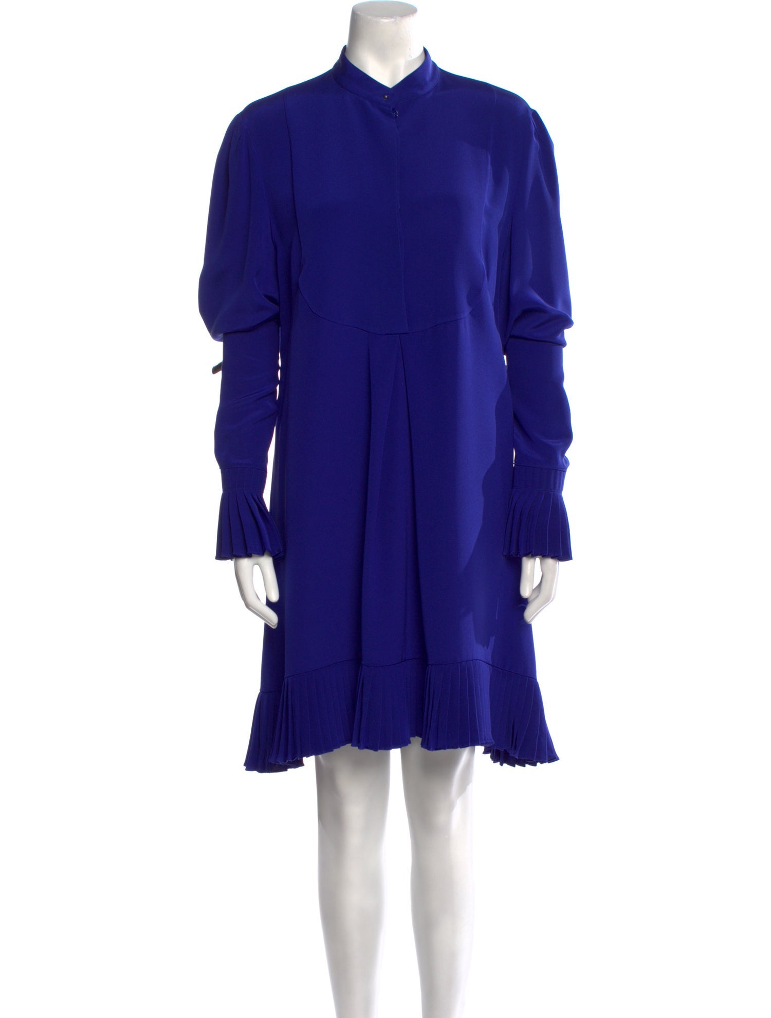 Alexander McQueen Silk Knee-Length Dress