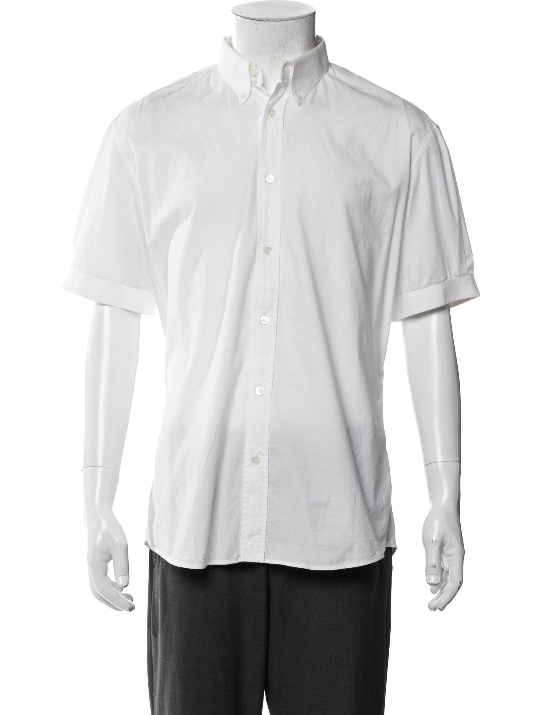 Alexander McQueen Short Sleeve Dress Shirt