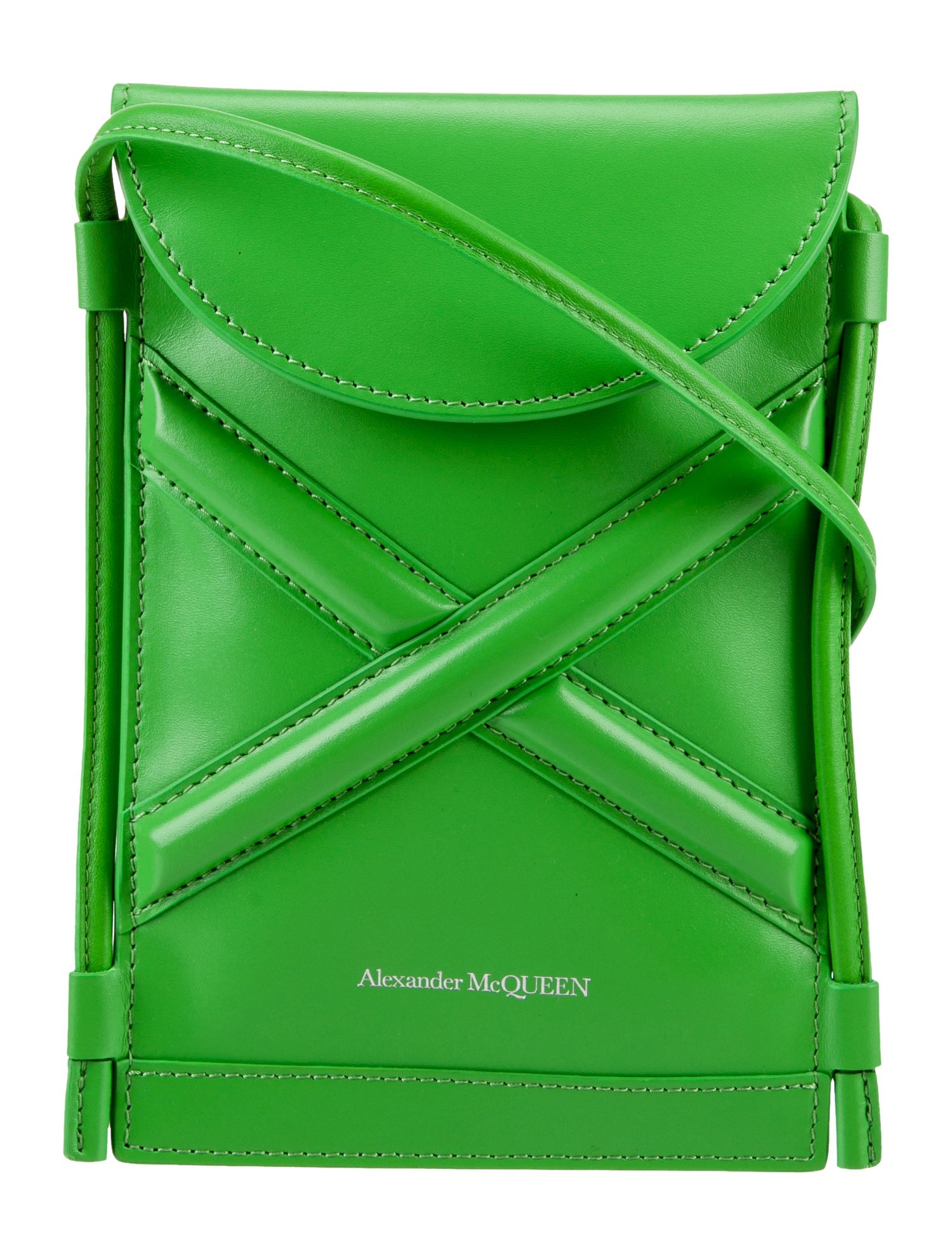 Alexander McQueen Leather The Curve Micro