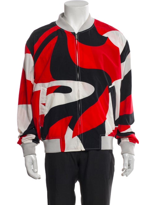 Alexander McQueen Striped Bomber Jacket