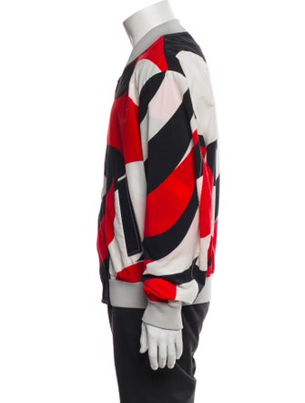 Alexander McQueen Striped Bomber Jacket