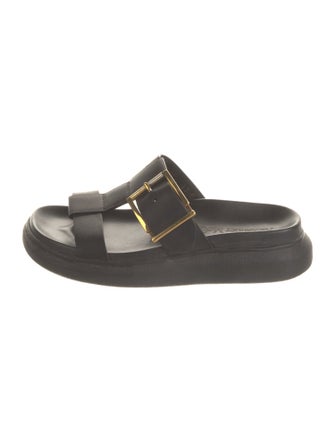 Alexander McQueen Leather Slides