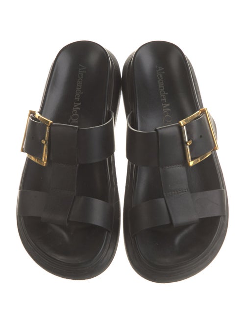 Alexander McQueen Leather Slides