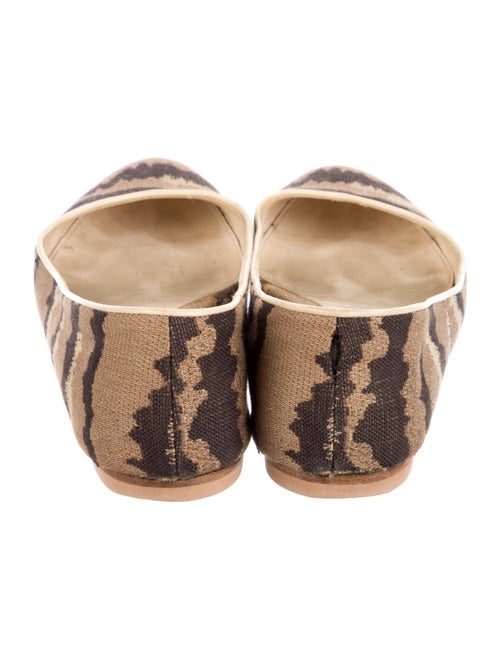 Alexander McQueen Canvas Printed Ballet Flats