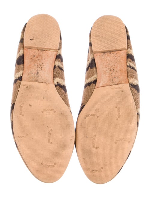 Alexander McQueen Canvas Printed Ballet Flats