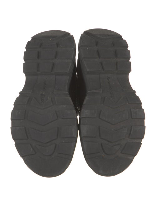 Alexander McQueen Glitter Printed Combat Boots