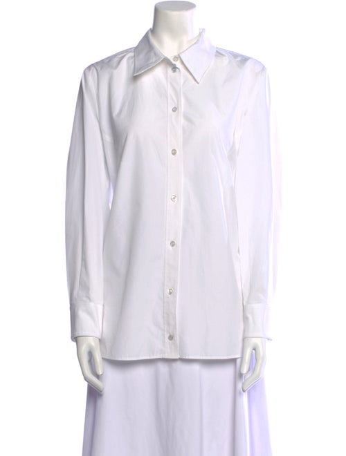 Alexander McQueen Long Sleeve Button-Up Top