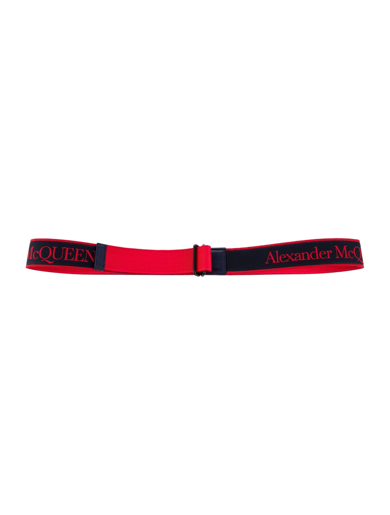 Alexander McQueen Leather Trim Embellishment Belt w/ Tags