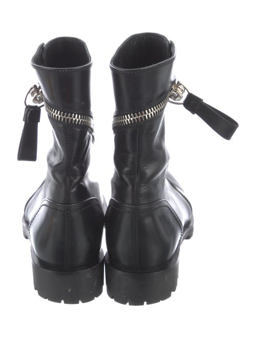 Alexander McQueen Skull Leather Moto Boots
