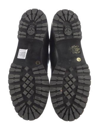 Alexander McQueen Skull Leather Moto Boots