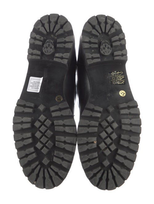 Alexander McQueen Skull Leather Moto Boots